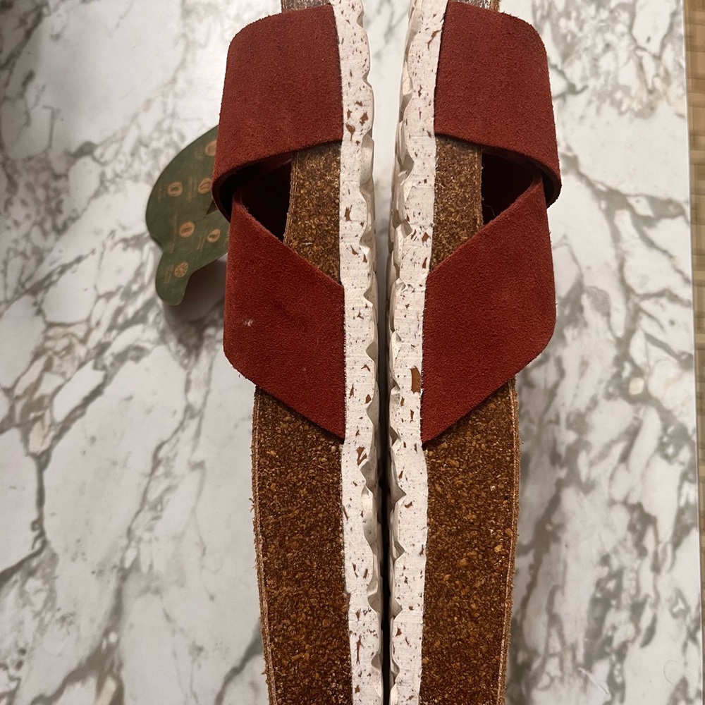 BioStep Women's Rust Colored Sandals - Picture 2 of 6
